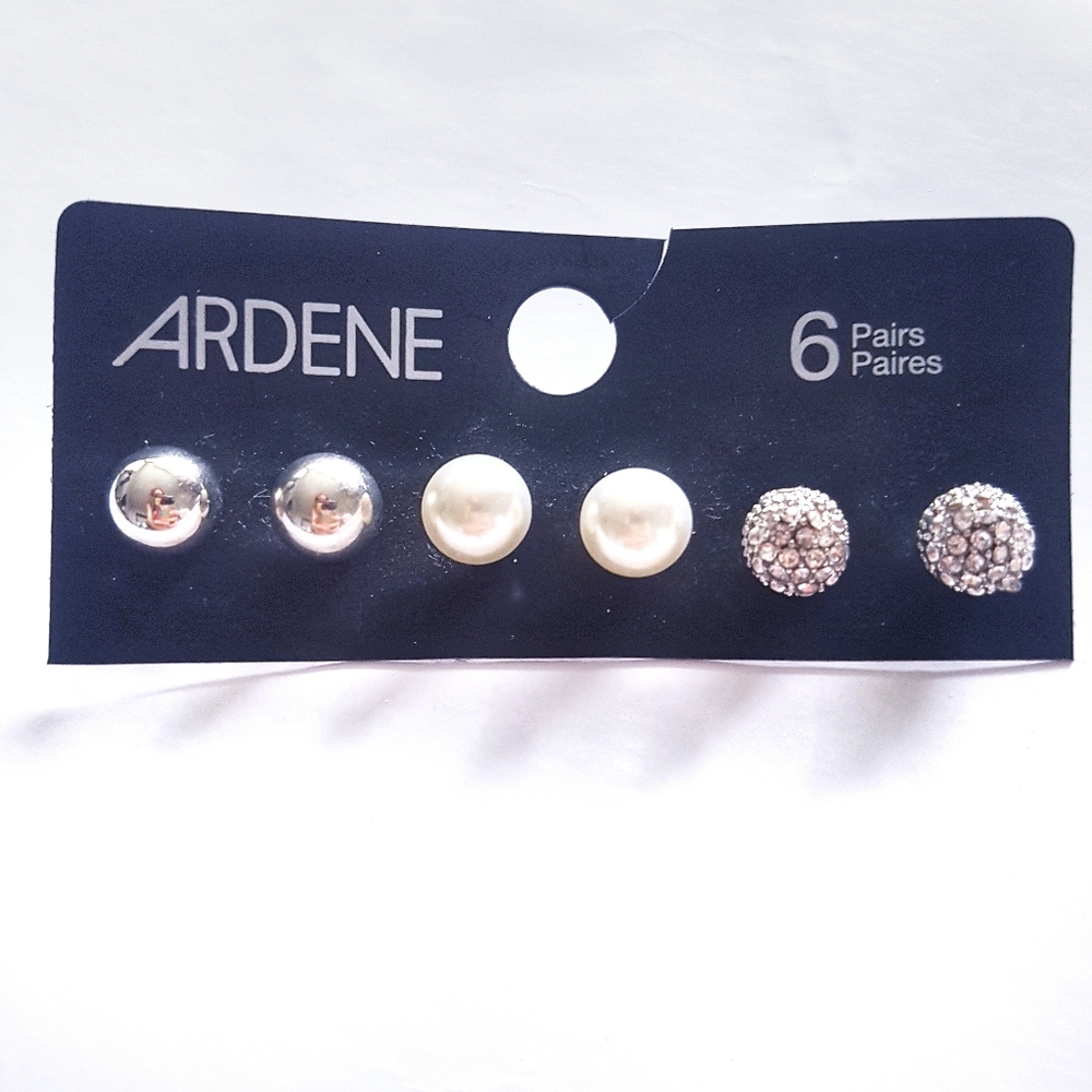 🎈2 for $10🎈 Ardene 3 NWT Studs Earring Pairs